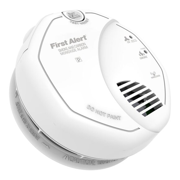 First Alert Z-Wave Enabled Battery Smoke & Carbon Monoxide Combo Ring Alarm NWT